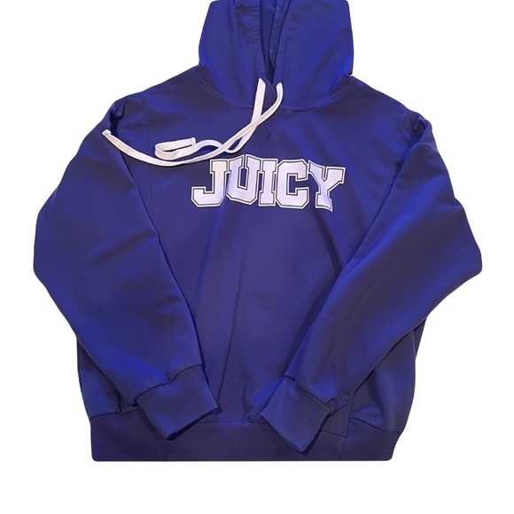 Juicy Couture Blue & White Hoodie - Picture 3 of 7